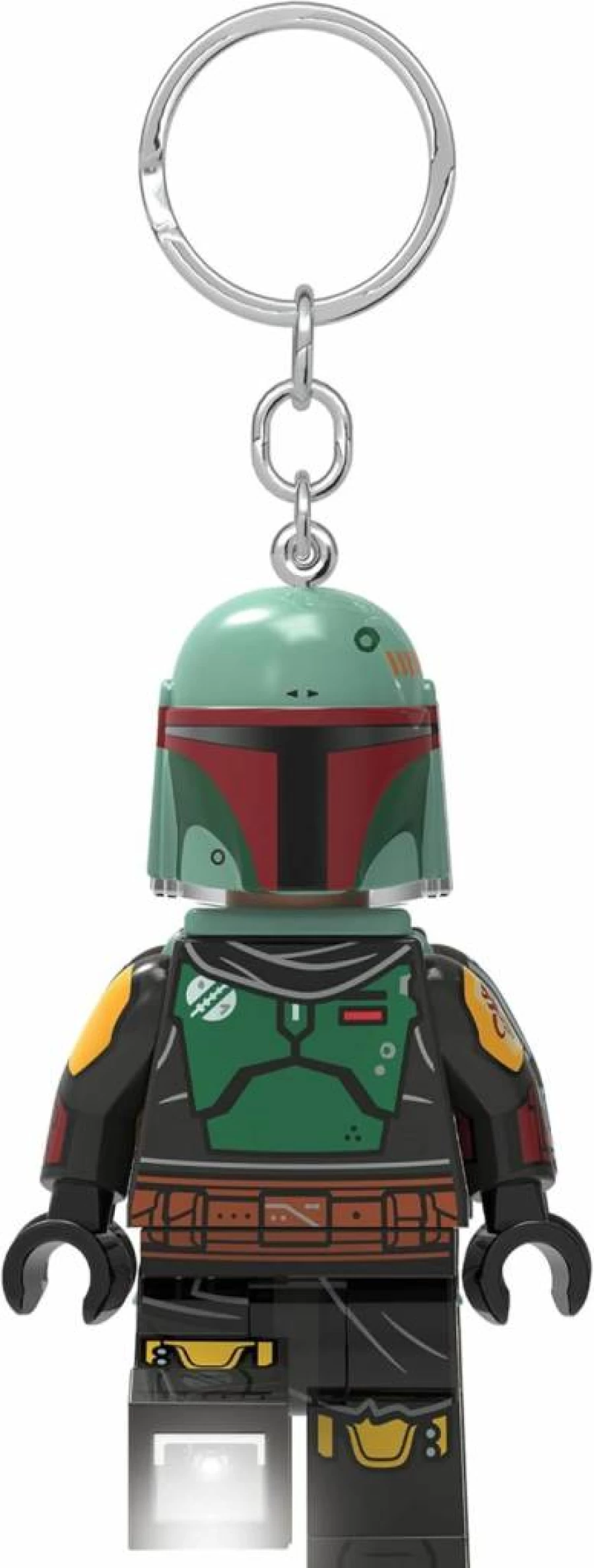 IQ Star Wars Boba Fett LED Key Light - 3 Inch Tall Collectible Desk Lamp with USB Power, LEGO Inspired Gift for Fans