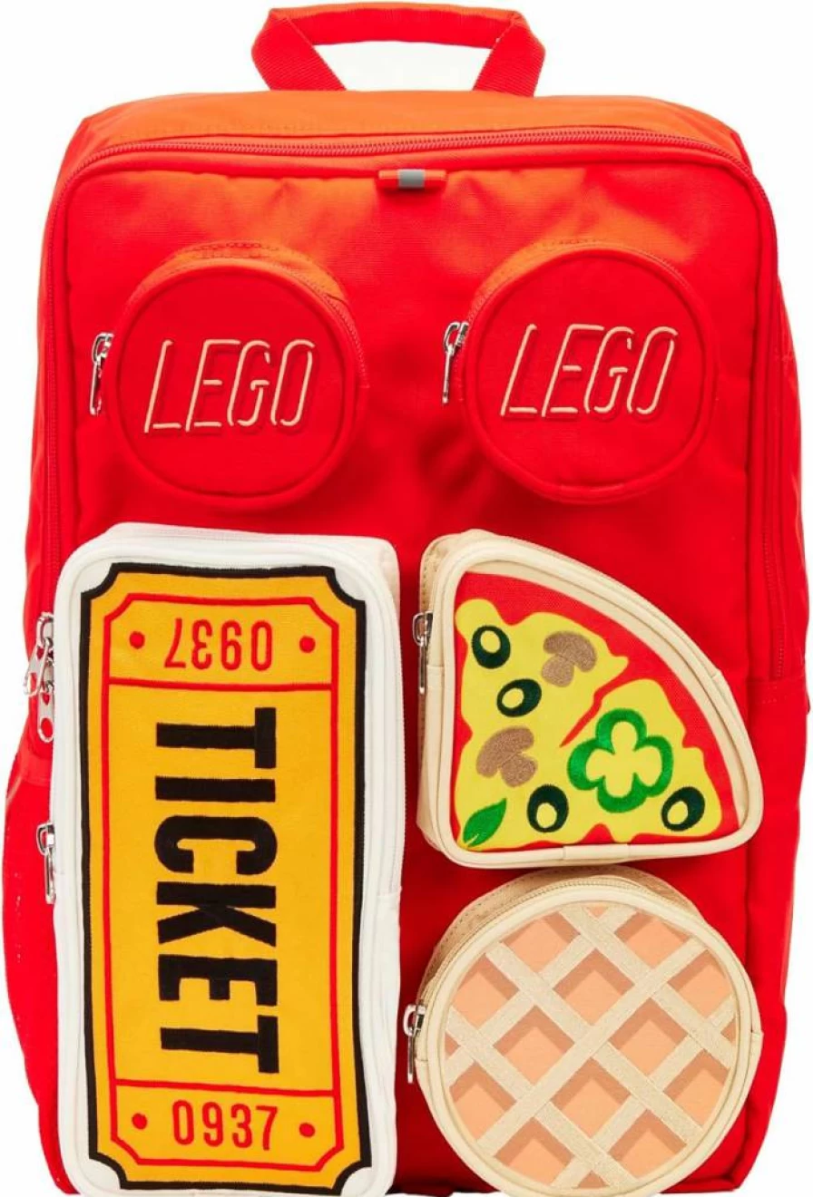 LEGO Blue Brick Tile Backpack - Official LEGO Brand Backpack for School & Travel