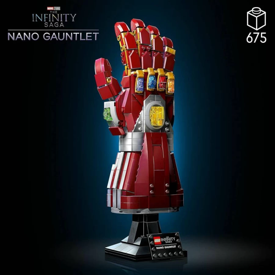 LEGO Marvel Avengers Nano Gauntlet 76223 Building Set - Iron Man Infinity Stones Collectible Model, Endgame Movie Gift for Adults & Teens