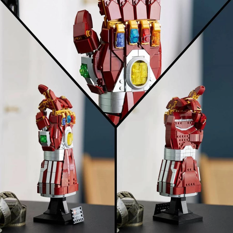 LEGO Marvel Avengers Nano Gauntlet 76223 Building Set - Iron Man Infinity Stones Collectible Model, Endgame Movie Gift for Adults & Teens