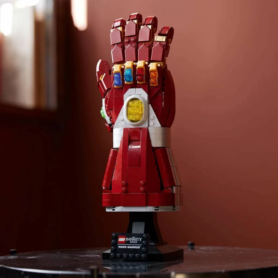 LEGO Marvel Avengers Nano Gauntlet 76223 Building Set - Iron Man Infinity Stones Collectible Model, Endgame Movie Gift for Adults & Teens