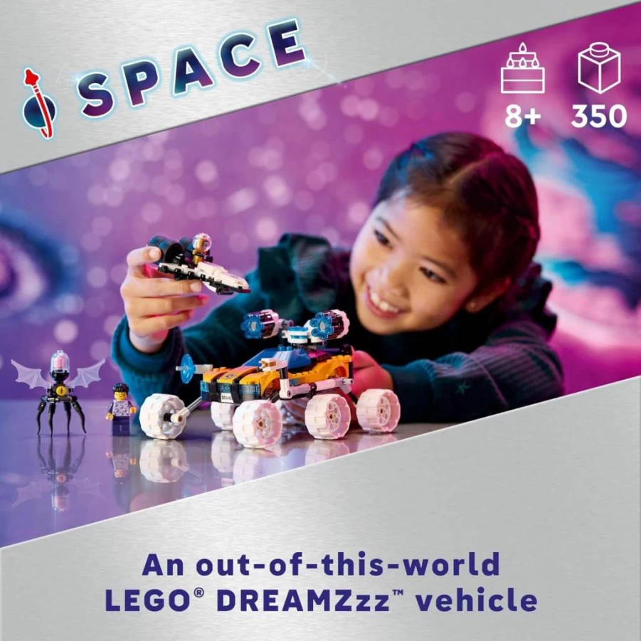 LEGO 71475 Dreamzzz Mr. Oz's Transforming Space Car Building Set with Minifigures - Space Shuttle Toy Gift for Kids Ages 8+ (Mr. Oz, Albert, Jayden)