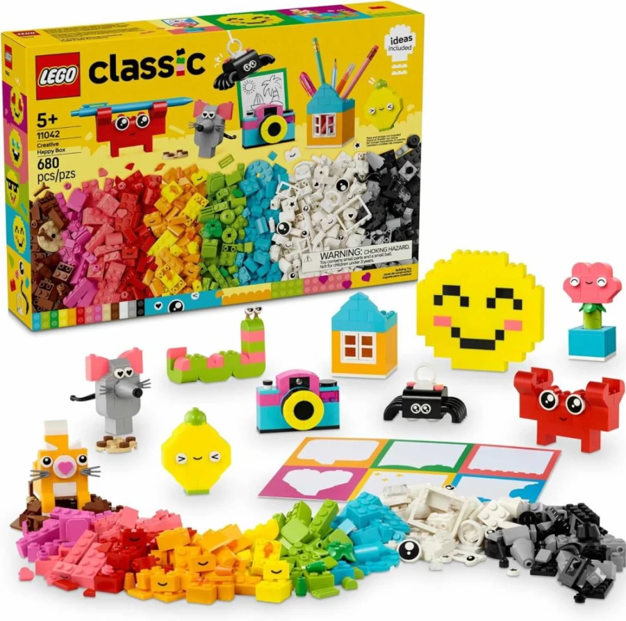 LEGO Classic Creative Building Blocks Toy Set for Kids Ages 5+ - 11042 Educational STEM Learning Gift for Boys & Girls, Birthday Present for Preschoolers