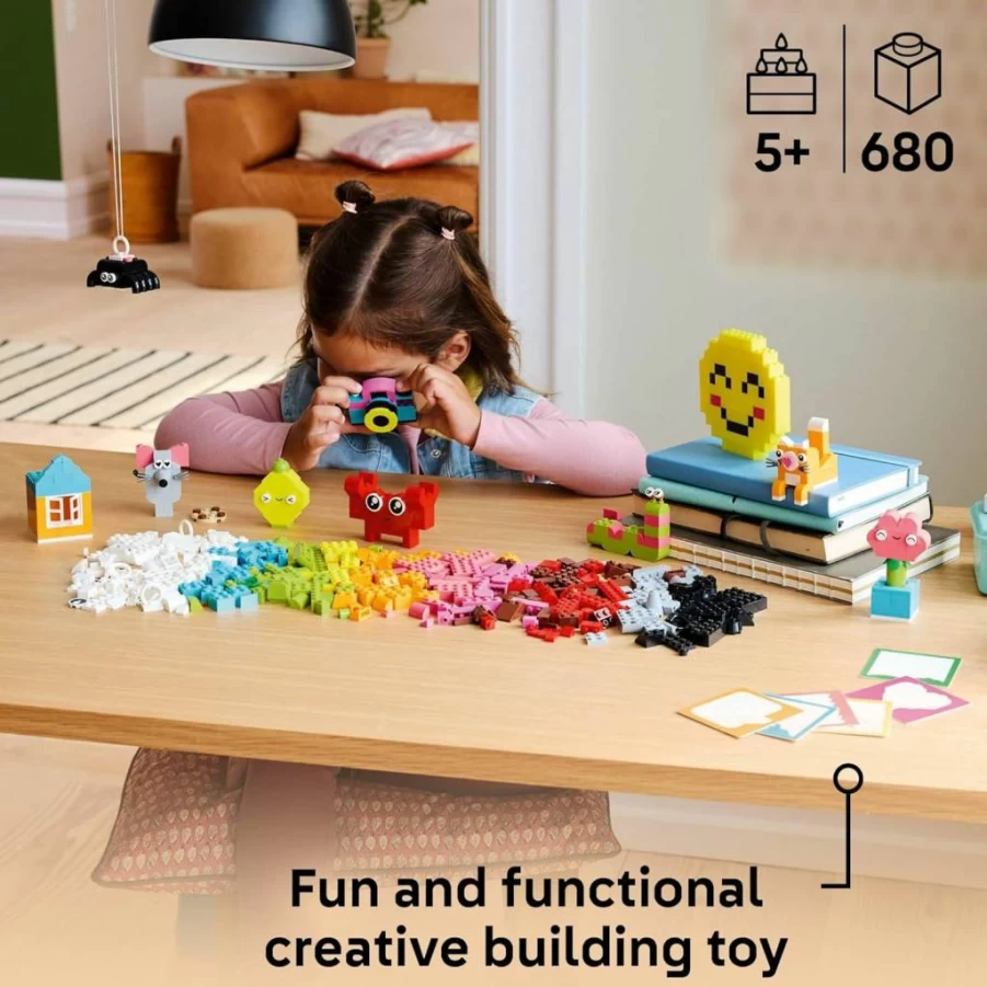 LEGO Classic Creative Building Blocks Toy Set for Kids Ages 5+ - 11042 Educational STEM Learning Gift for Boys & Girls, Birthday Present for Preschoolers