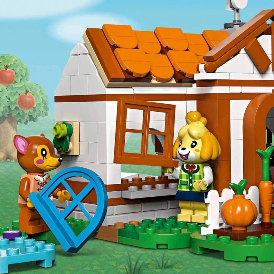 LEGO Animal Crossing Isabelle's House Building Set 77049 with Fauna Figure, Creative Construction Toy for Kids Ages 6+, Perfect Birthday Gift for Girls and Boys