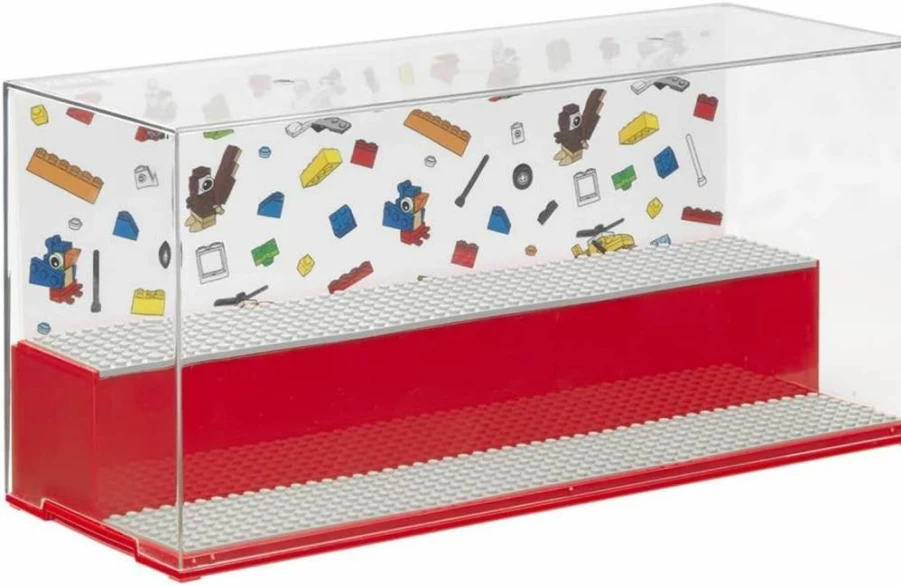 Room Copenhagen 2-Tier LEGO Storage Case - Iconic Blue Play & Display Container for Toy Bricks
