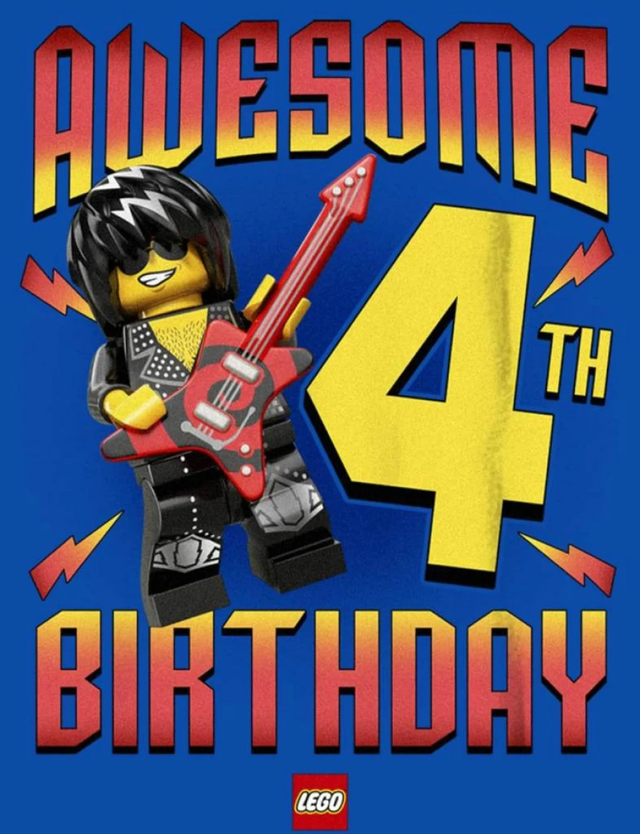 Fifth Sun Boys Lego Birthday Short Sleeve T-Shirt - Kids Iconic Awesome Graphic Tee