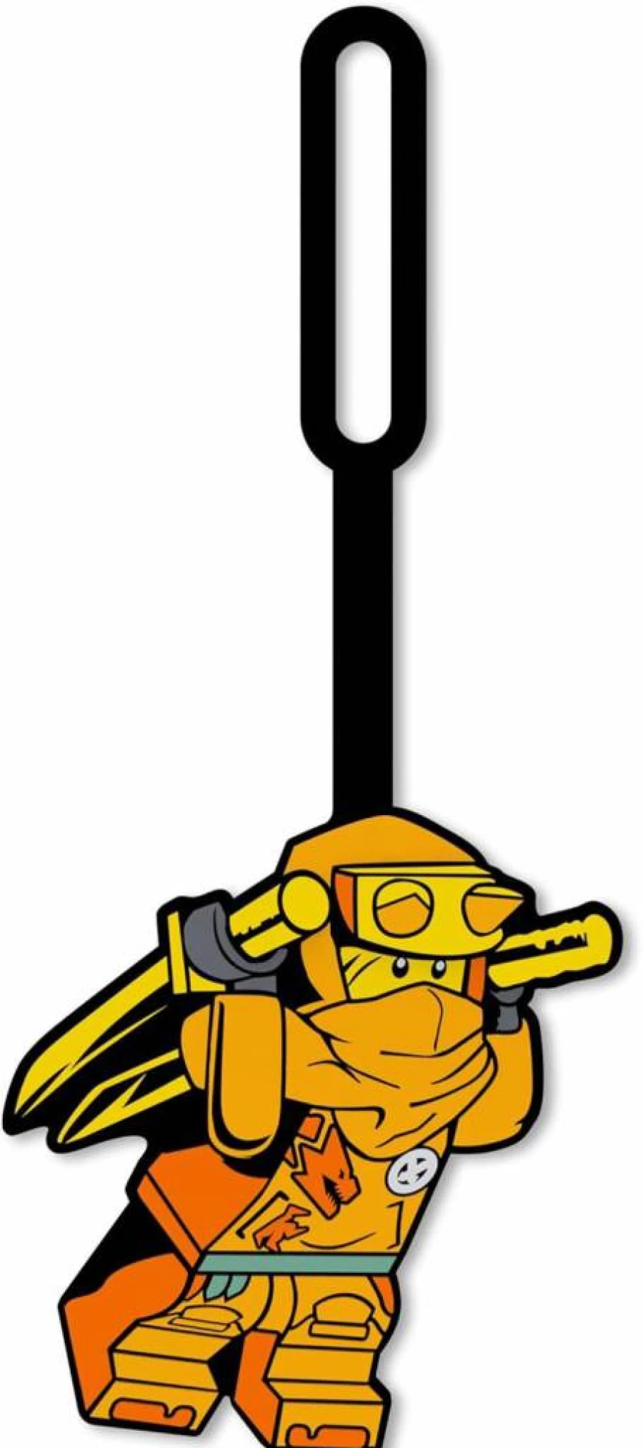 IQ Silicone Luggage Tag for Travel - Writable ID Label for Suitcase, Backpack, Beach Bag - Durable 6.5" Travel Accessory