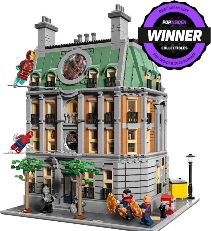 LEGO Marvel Sanctum Sanctorum 76218 Building Set with 9 Minifigures – Doctor Strange, Spider-Man, Iron Man, Avengers Collectible