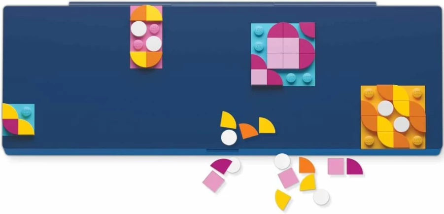 IQ DIY Creative Pencil Box Craft Kit for Kids - Customizable Lego Dots Design, Perfect Birthday Gift for Boys & Girls Who Love Building Toys & Arts Crafts