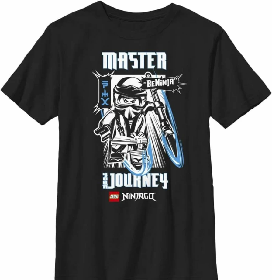 Fifth Sun Boys' Lego Ninjago Master Your Journey Short Sleeve T-Shirt for Kids