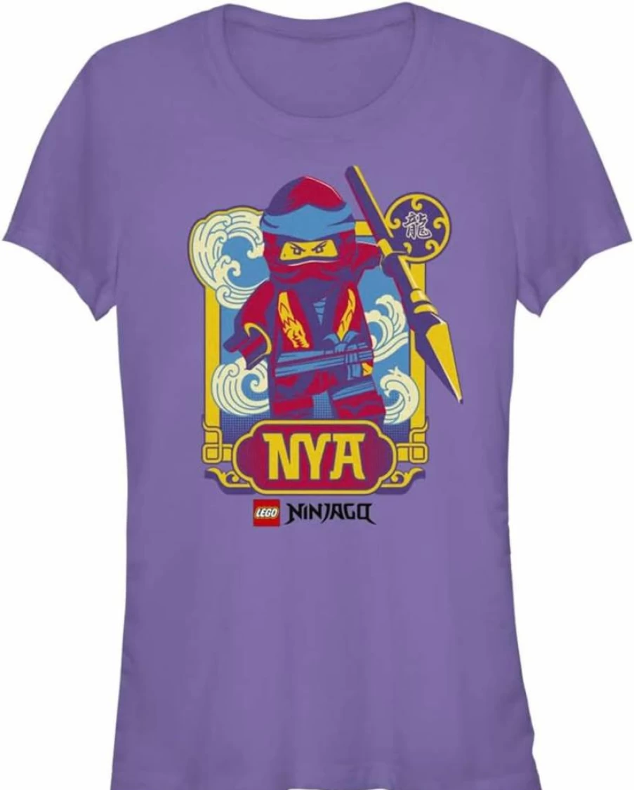 Fifth Sun Women's Lego Ninjago Nya Graphic Short Sleeve Tee Shirt