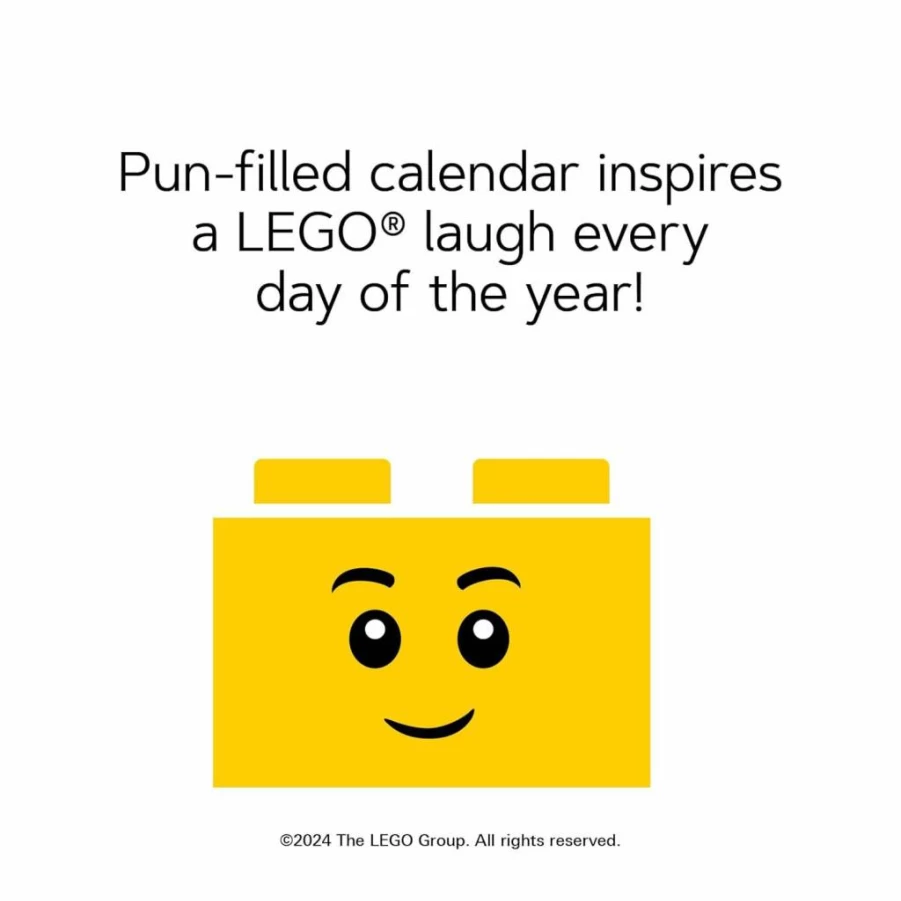 Amazon LEGO 2025 Daily Calendar - Fun Building Blocks Activity for Every Day