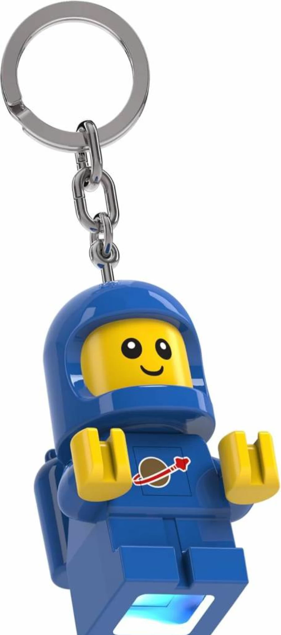 IQ Spacebaby Lego Minifigure Keychain Light - 2.25 Inch Tall Collectible Toy with LED for Fans and Gifts