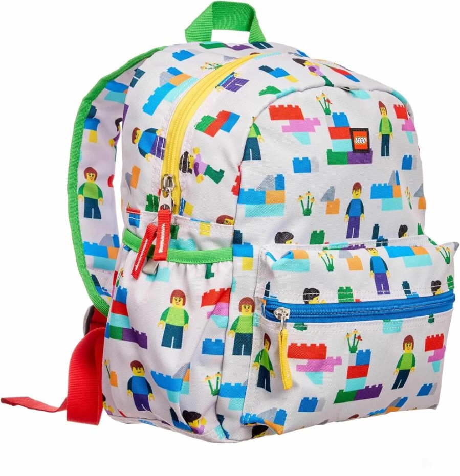 LEGO Toddler Backpack for Preschool - Kids Travel Bag with Minifigure Design, Boys & Girls School Backpack, Lightweight & Durable