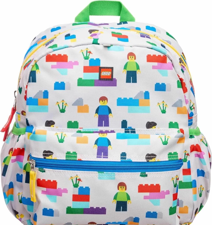 LEGO Toddler Backpack for Preschool - Kids Travel Bag with Minifigure Design, Boys & Girls School Backpack, Lightweight & Durable