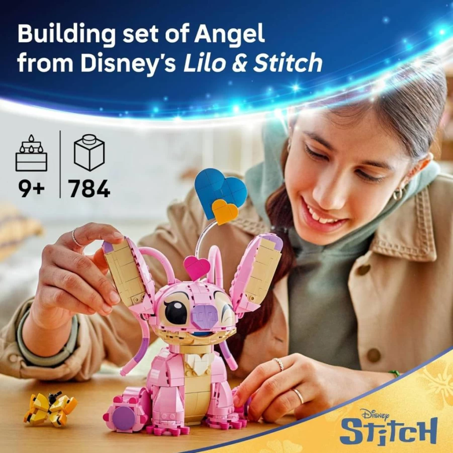 LEGO Disney Stitch Building Toy Set 43257 - Creative Room Decor for Kids Ages 9+, Fun Learning Gift for Boys & Girls Who Love Lilo & Stitch Characters