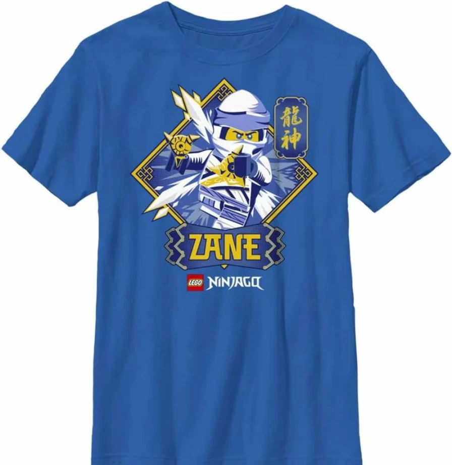 Fifth Sun Boys' Lego Ninjago Zane Graphic Short Sleeve T-Shirt for Kids