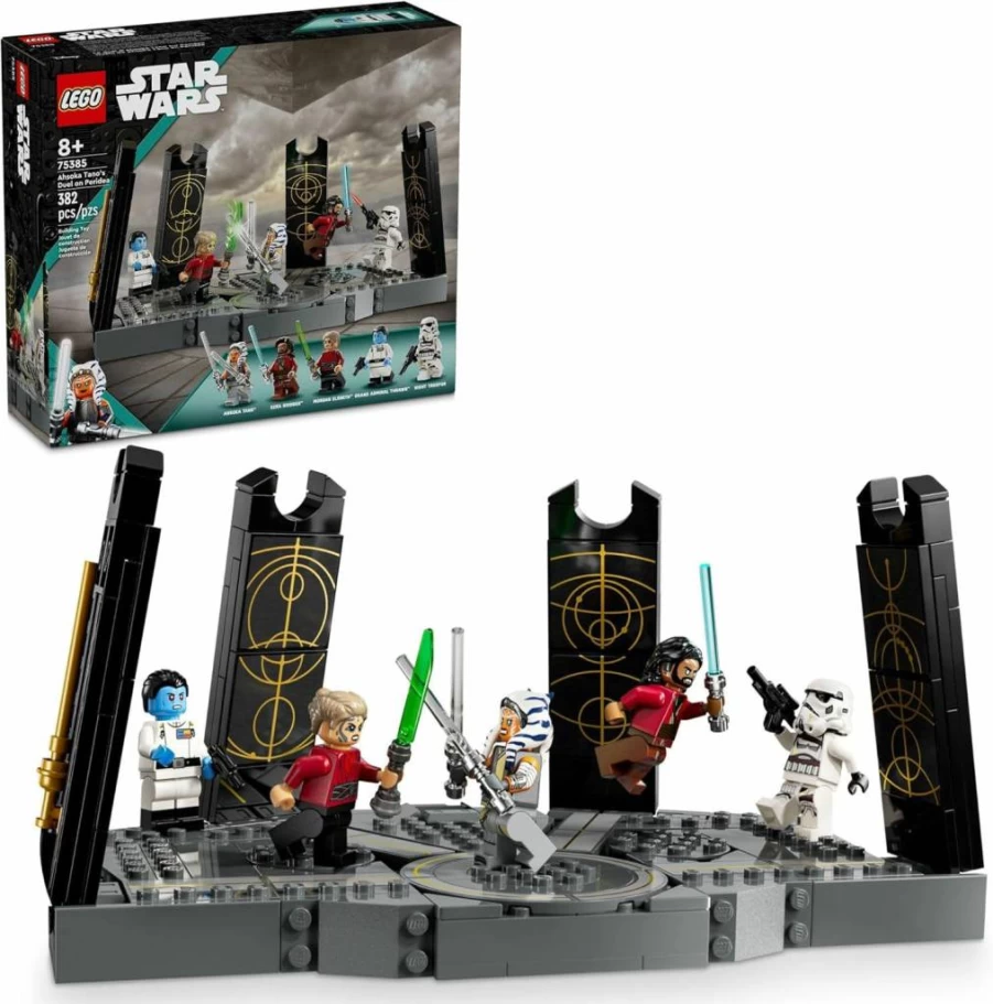 LEGO Star Wars 75385 Ahsoka Tano's Duel Building Set with Grand Admiral Thrawn & 5 Minifigures, Creative Gift for Kids Ages 8+