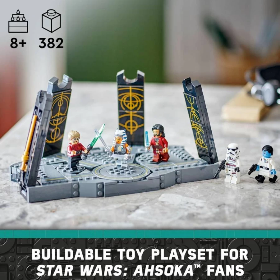 LEGO Star Wars 75385 Ahsoka Tano's Duel Building Set with Grand Admiral Thrawn & 5 Minifigures, Creative Gift for Kids Ages 8+