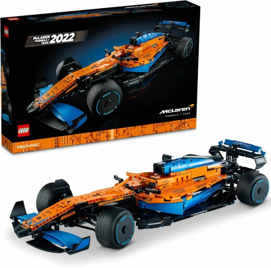 LEGO Technic McLaren Formula 1 Race Car Building Kit 42141 – 2022 F1 Model Set for Adults, Collectors, Home Decor, Gift for Men, Women, Husband, Her, Him