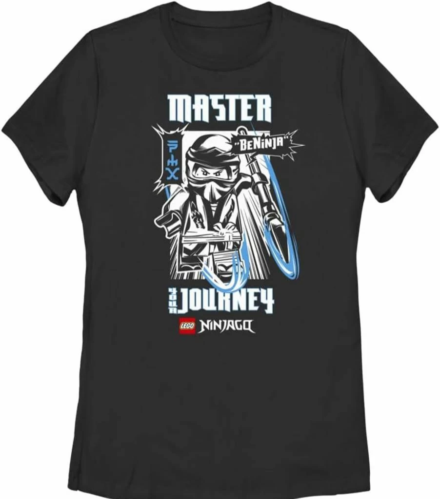 Fifth Sun Women's Short Sleeve Tee - Lego Ninjago Master Your Journey Graphic T-Shirt
