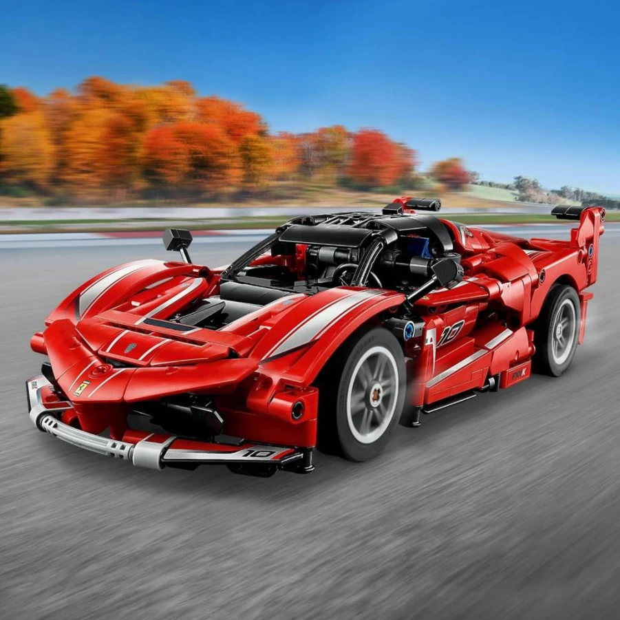 LEGO Technic Ferrari FXX K Race Car Model 42212 Building Kit for Kids Ages 10+, Creative Construction Toy for Boys & Girls, STEM Educational Gift for Birthday & Holidays