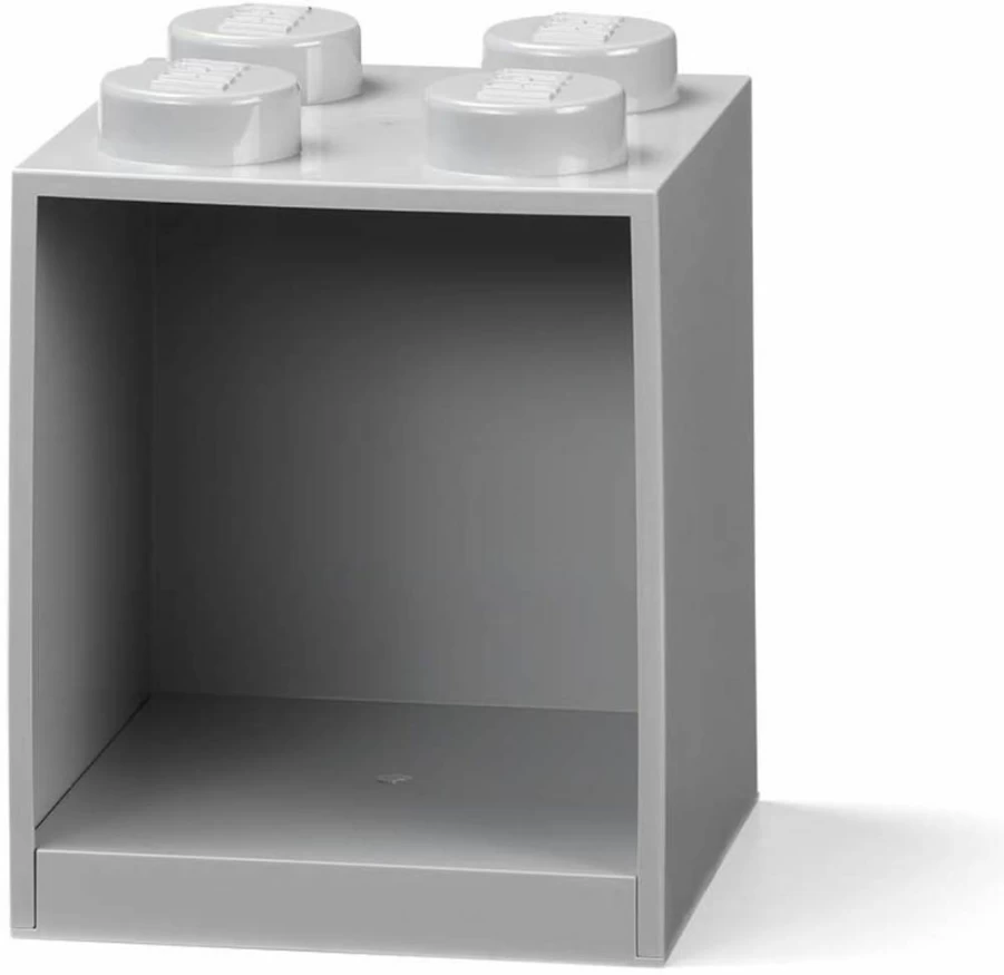 Room Copenhagen LEGO Compatible Brick Shelf - 4 Stud Blue Storage Display for LEGO Bricks