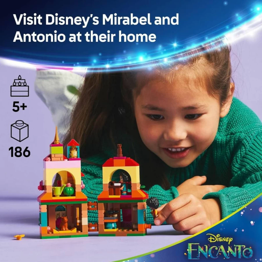 LEGO Disney Encanto Mini Dollhouse Building Set 43261 - Creative Toy for Kids Ages 5+, Perfect Gift for Disney Fans, Girls & Boys, Birthday & Holiday Present
