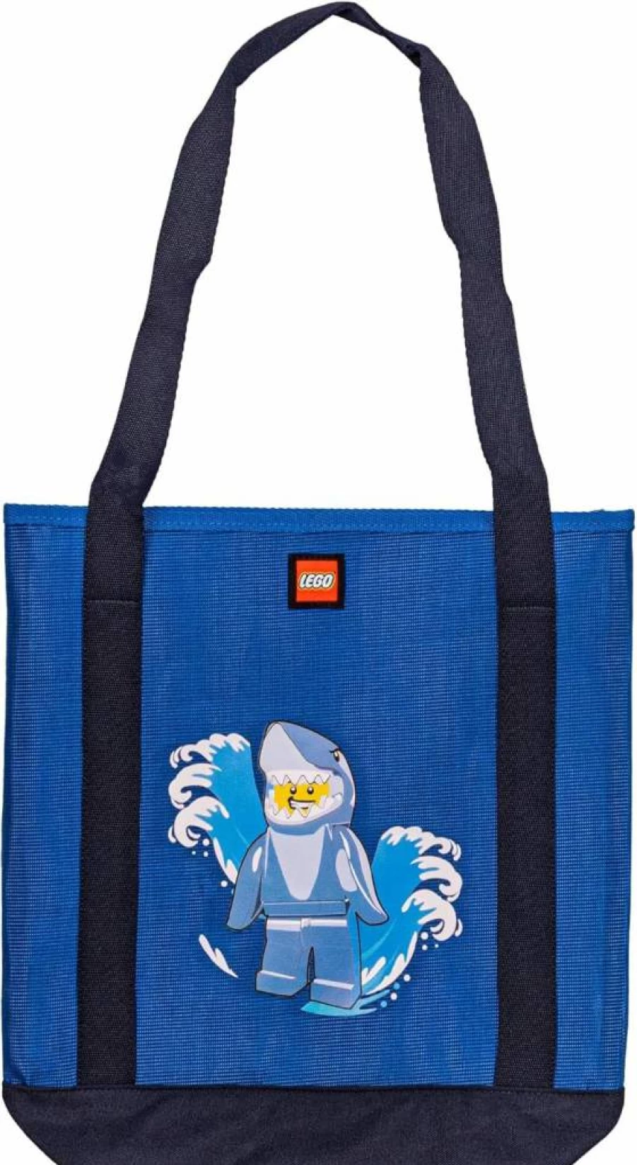 LEGO Mesh Tote Bag - Official LEGO Brand Reusable Shopping Bag with Durable Mesh Design