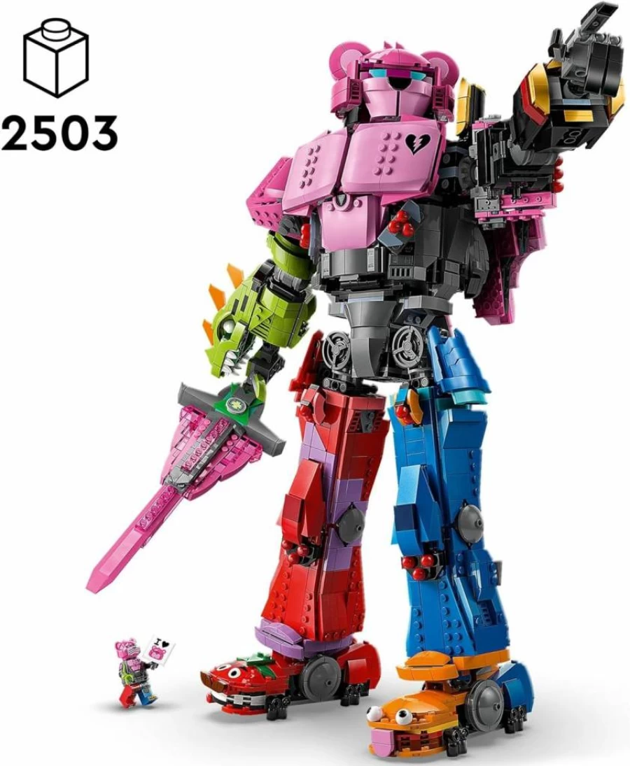 LEGO Fortnite Mecha Team Leader Building Set 77078 with Minifigure - DIY Kit for Adults, Gaming Room Decor, Creative Gift for Fortnite Fans