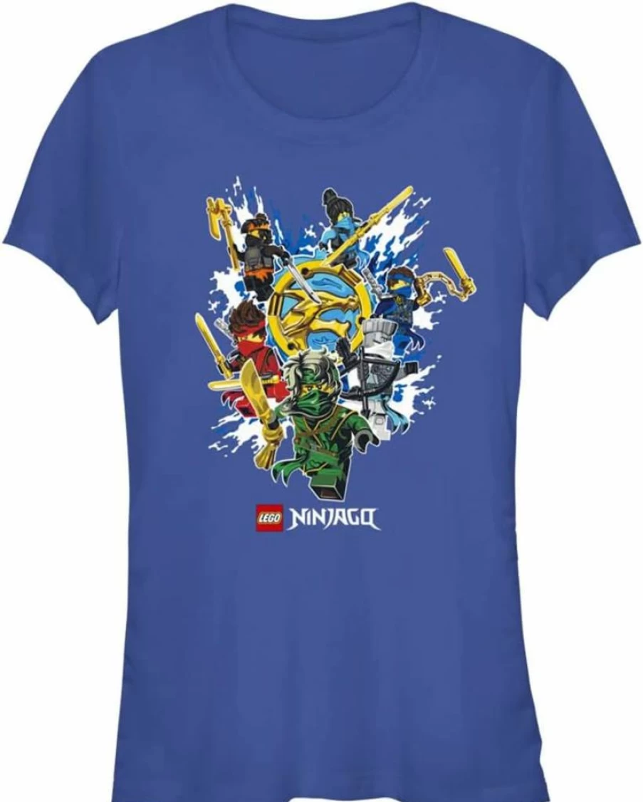 Fifth Sun Women's Lego Ninjago Graphic Short Sleeve T-Shirt | Officially Licensed Tee