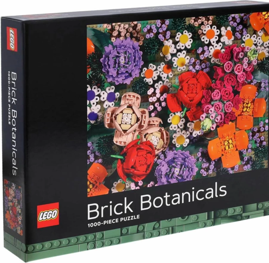 Chronicle Books LEGO Brick Botanicals 1000-Piece Jigsaw Puzzle for Adults