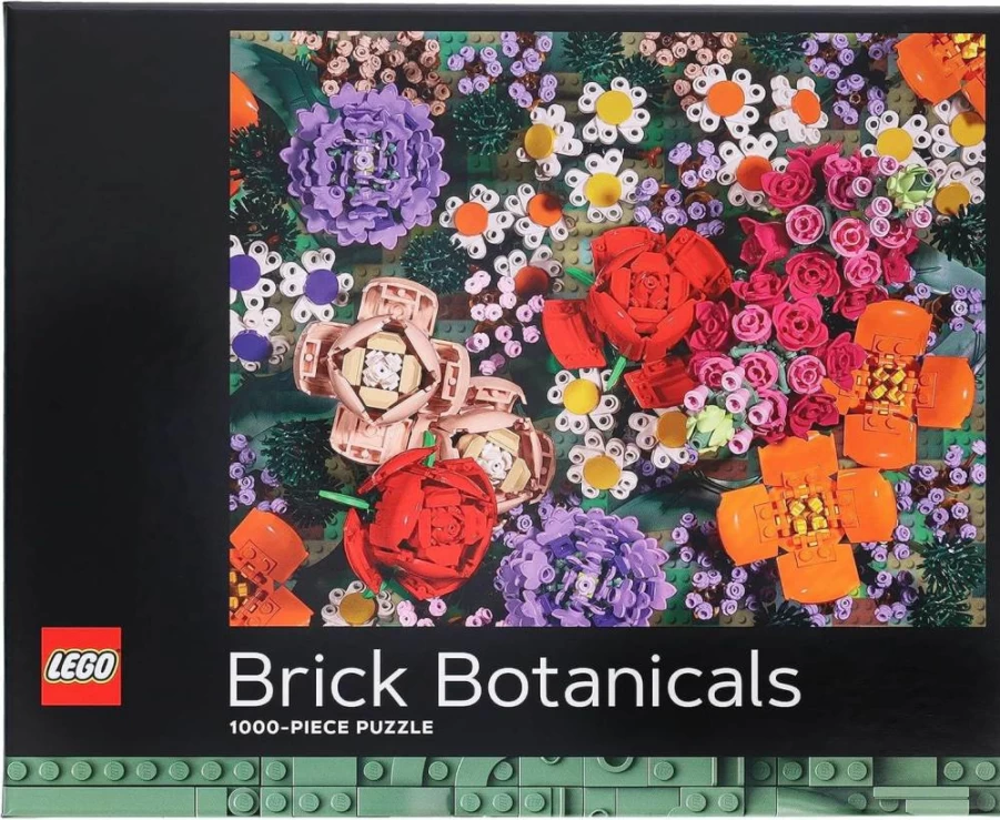 Chronicle Books LEGO Brick Botanicals 1000-Piece Jigsaw Puzzle for Adults