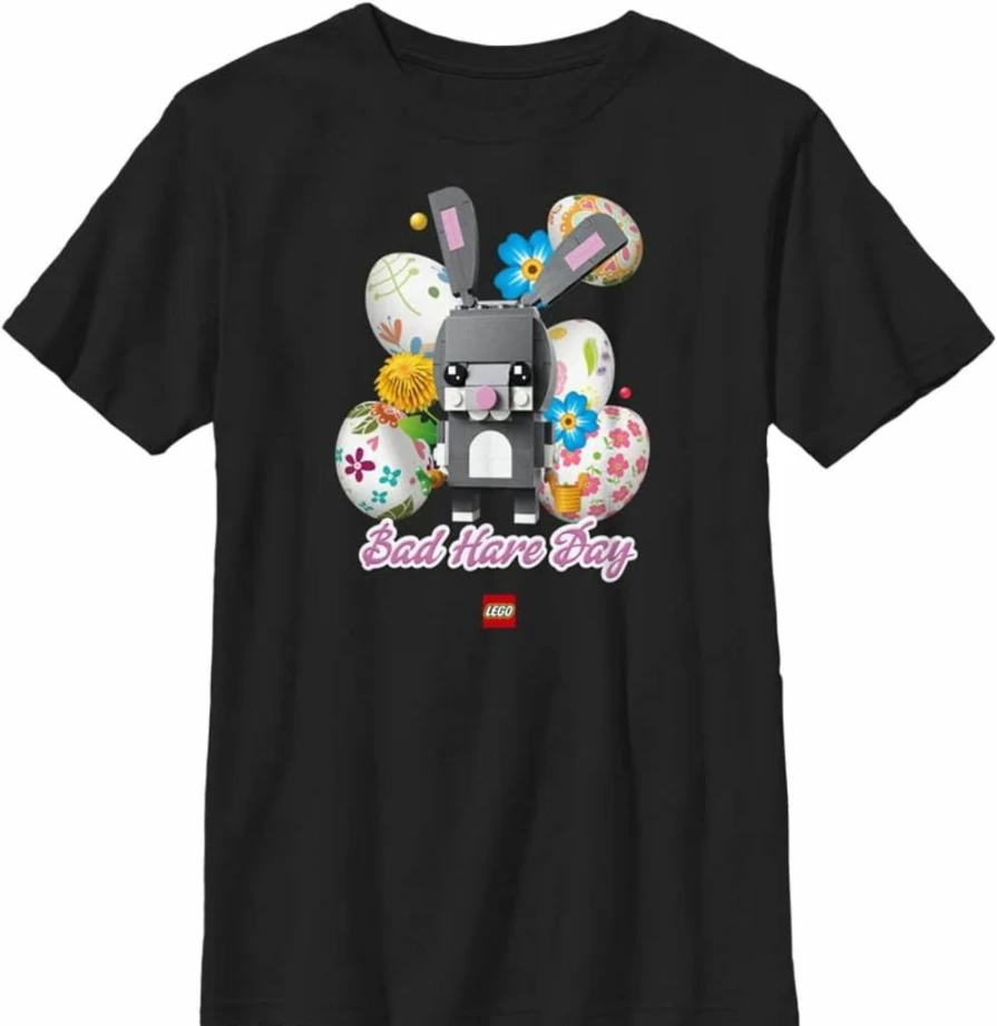 Fifth Sun Boys' Lego Hare Graphic Short Sleeve T-Shirt - Iconic Detailed Design