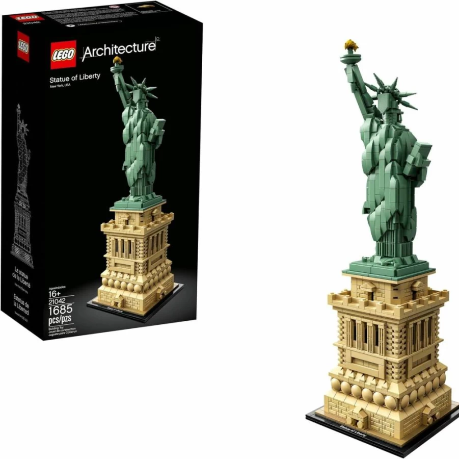 LEGO Architecture Statue of Liberty 21042 Building Set – Collectible Model, New York Souvenir, Creative Gift for Adults and Teens