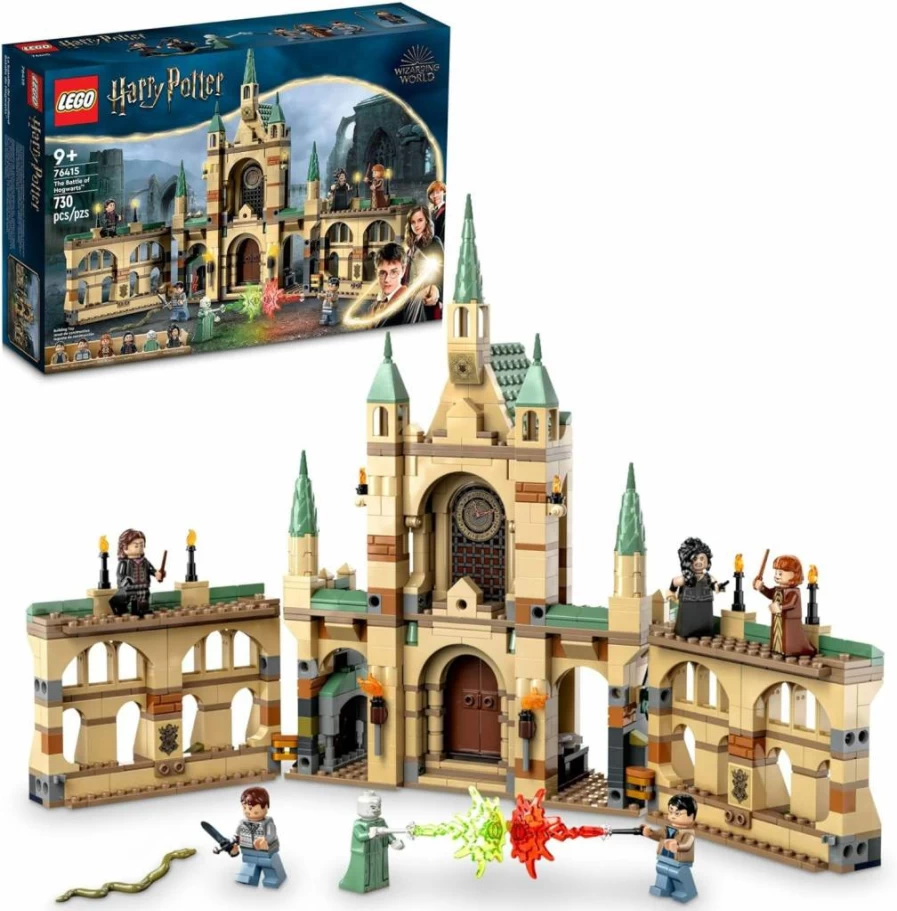 LEGO Harry Potter Hogwarts Castle Battle Set 76415 with 6 Minifigures, Buildable Toy for Kids Ages 9+, Iconic Scene Recreate for Boys and Girls