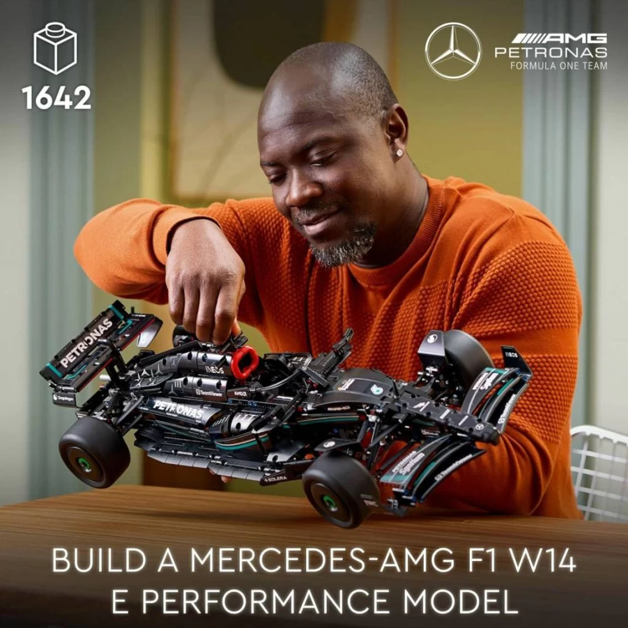 LEGO Technic Mercedes-AMG F1 W14 E Performance 42171 Building Kit for Adults, Formula 1 Race Car Model with Realistic Details, 18+ Engineering Toy, Ideal Father's Day Gift