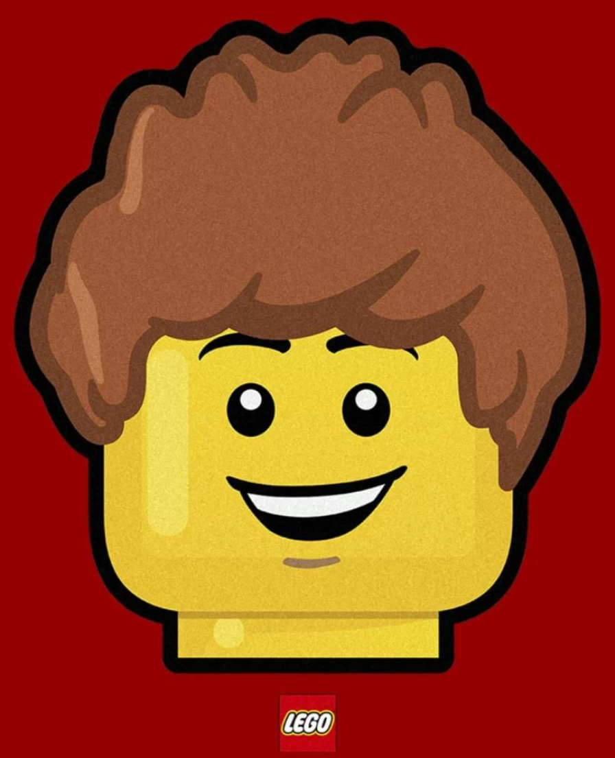 Fifth Sun Men's Lego Big Head Graphic Short Sleeve T-Shirt
