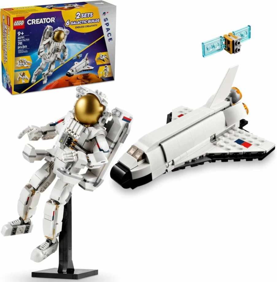 LEGO Creator 3-in-1 Space Building Toy Set 66791 - Build Astronaut, Spaceship & 4 More Models - STEM Educational Gift for Kids Ages 9+ - Creative Construction Kit for Boys & Girls