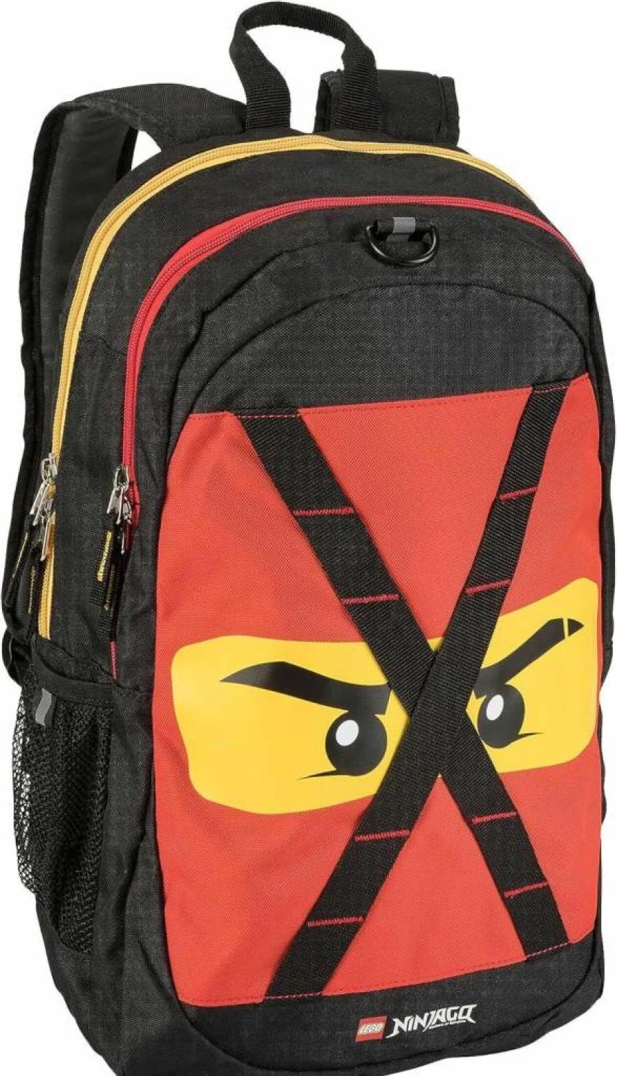 LEGO Ninjago Kids Backpack for School, Travel, and Daily Use - Adjustable Padded Straps, Fun Designs, Durable Bookbag for Boys and Girls