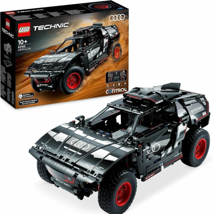 LEGO Technic Audi RS Q e-tron 42160 Remote Control Car Building Kit for Kids Ages 10+, App-Controlled Engineering Toy, STEM Gift for Boys & Girls