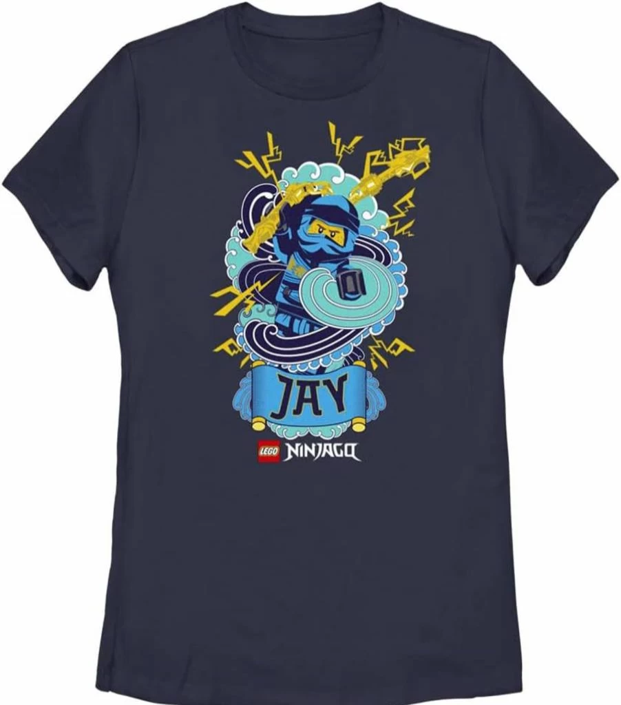 Fifth Sun Women's Lego Ninjago Jay Graphic Short Sleeve T-Shirt