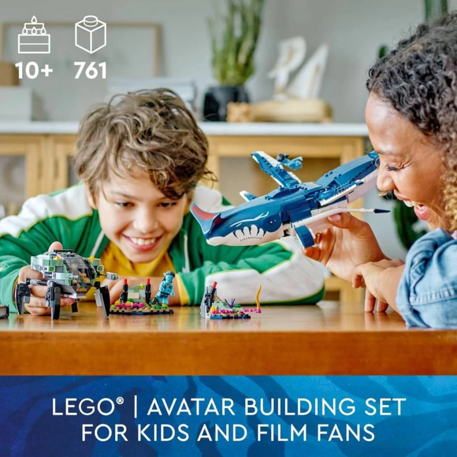 LEGO Avatar The Way of Water Payakan The Tulkun & Crabsuit 75579 Building Set, Movie Underwater Adventure with Whale Creature and Crab Mecha Action Figure