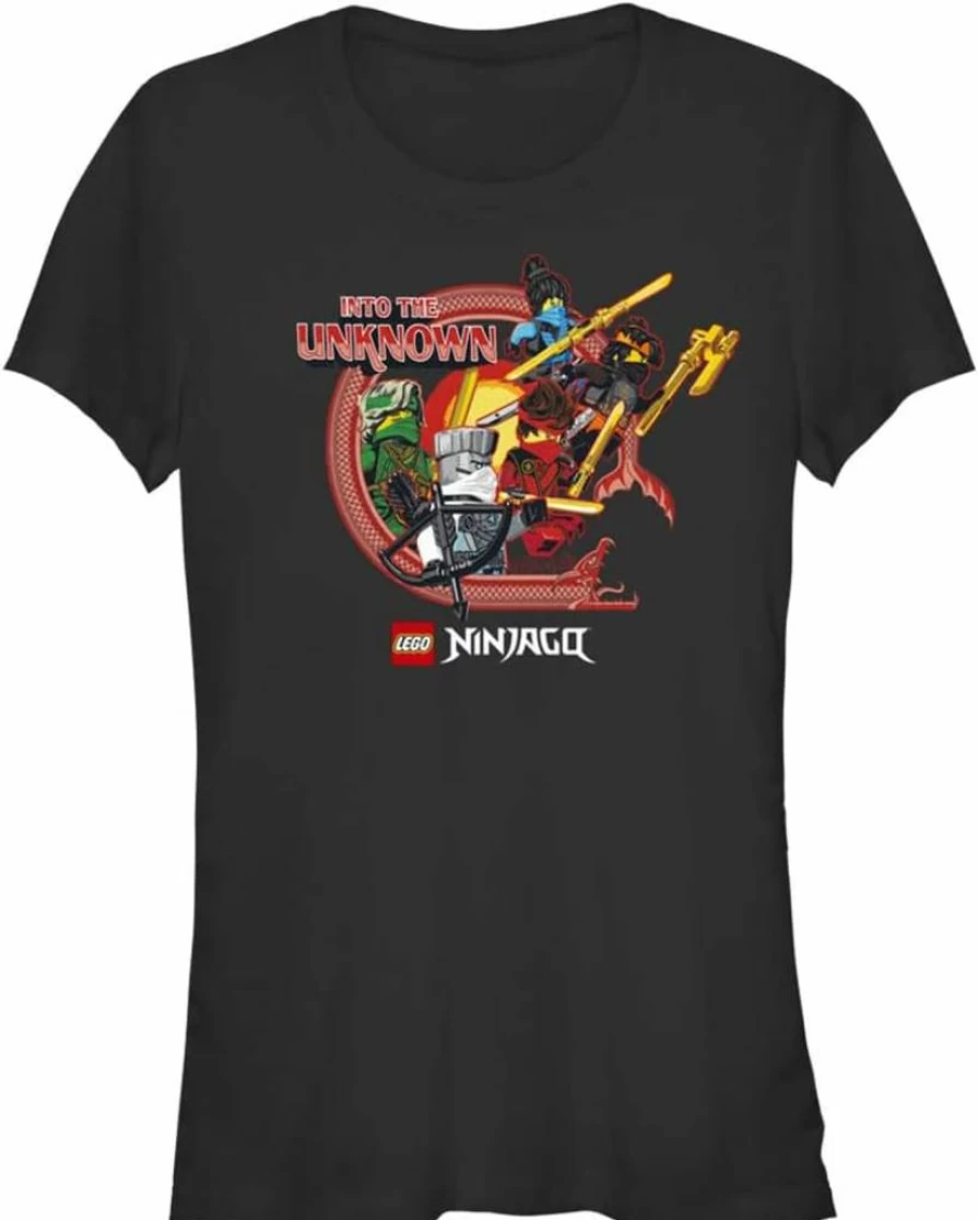 Fifth Sun Women's Lego Ninjago Graphic Short Sleeve T-Shirt - Into The Unknown Design