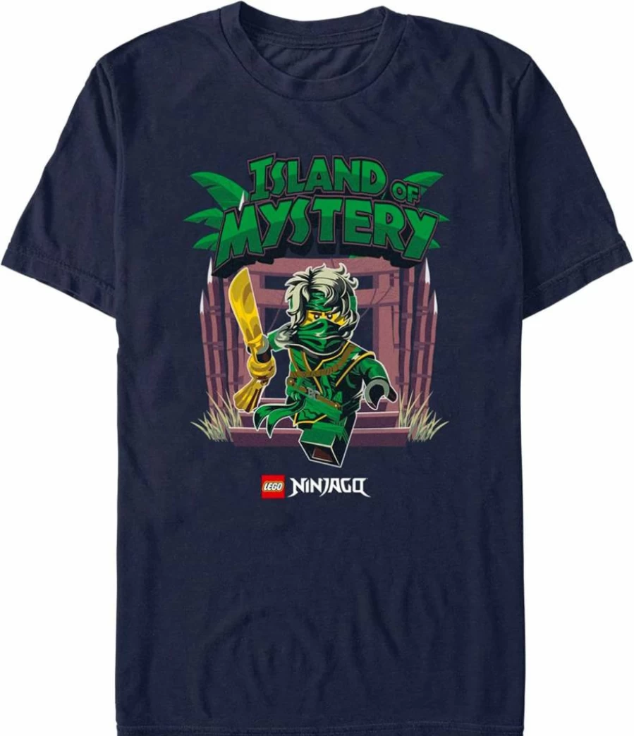 Fifth Sun Men's Lego Ninjago Green Ninja T-Shirt - Mystery Island Short Sleeve Tee