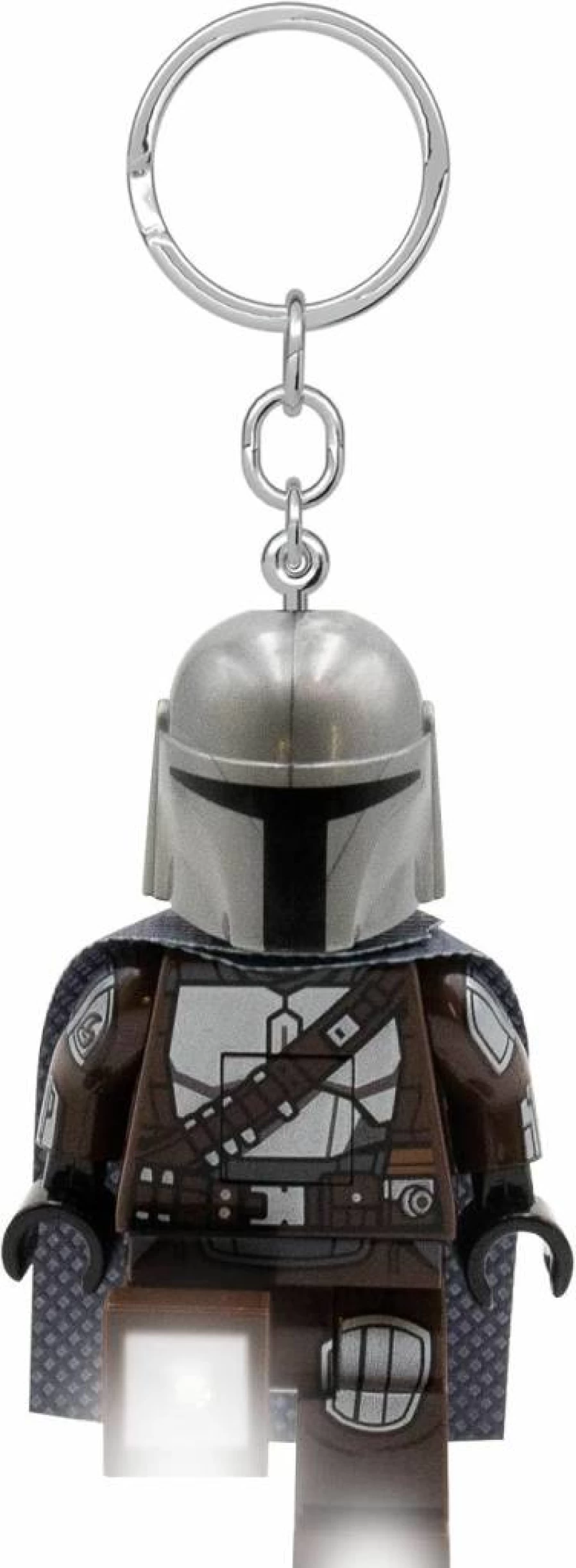 IQ The Mandalorian LED Key Light - 3" Tall Lego Star Wars Inspired Desk Lamp, Durable Build for Fans, Gift Idea (Model: Ke187H)