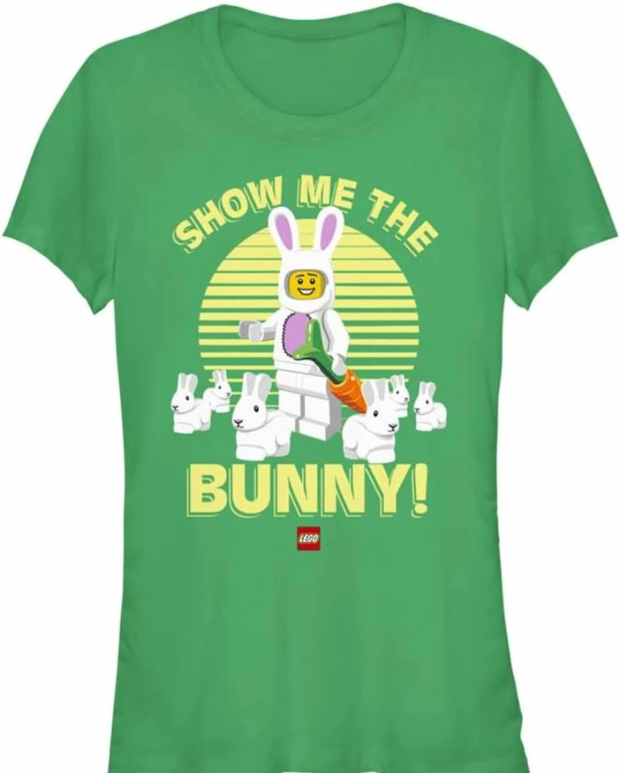 Fifth Sun Women's Lego Hare Club Graphic Short Sleeve T-Shirt - Vintage Inspired Casual Tee