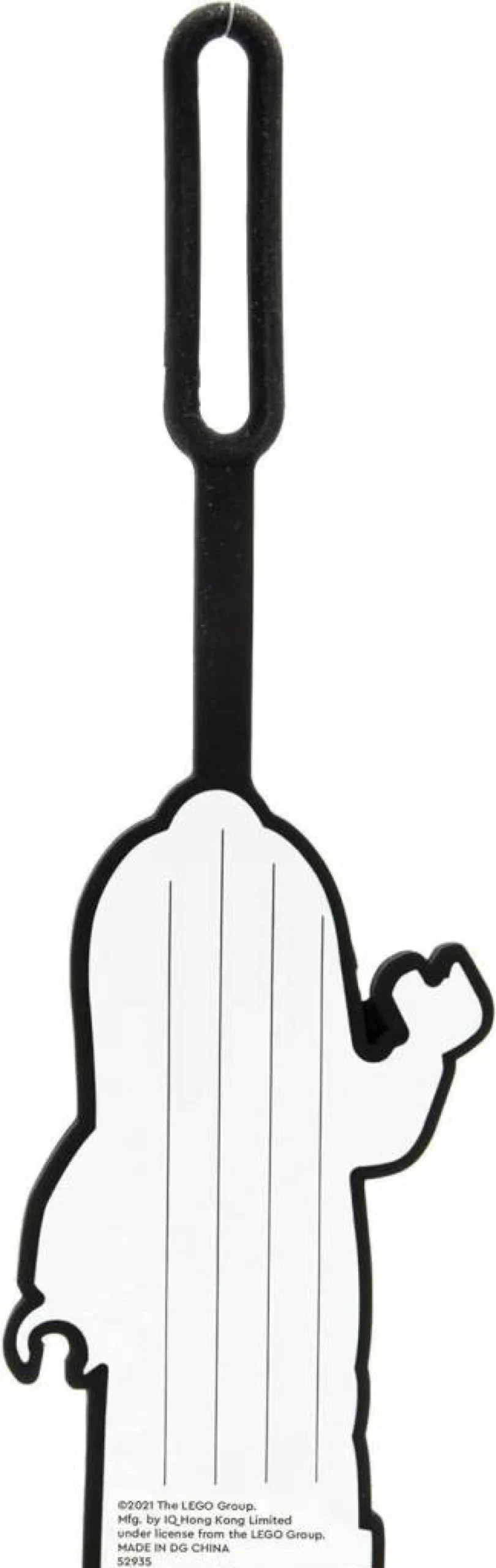 IQ Hot Dog Man Silicone Luggage Tag - Writable ID Label for Suitcase, Backpack, Travel Bags - 6.5 Inch Durable Leash for Beach, Vacation Accessories