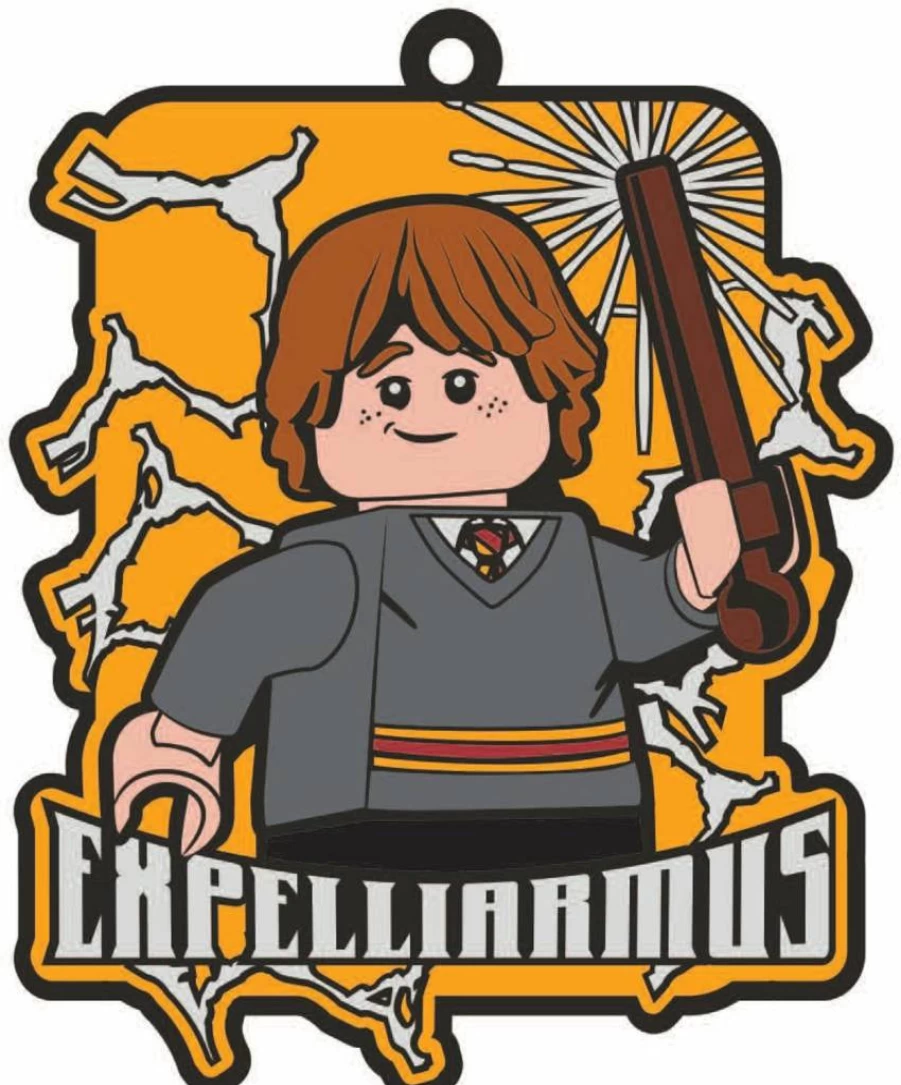 IQ Harry Potter Expelliarmus Spell Silicone Refrigerator Magnet - 4 Inch Collectible Fridge Decor for Fans, Kitchen & Lockers (Hogwarts Inspired)